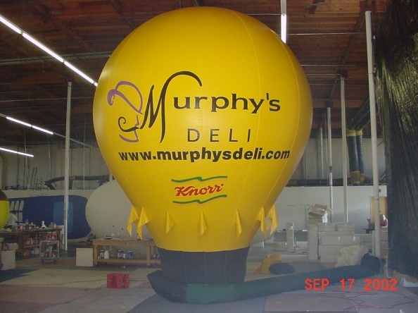 Yellow Rooftop Ad Murphy Balloon