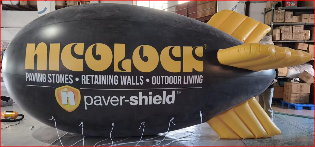 Paving and Outdoor Living Trade Show Helium Blimp