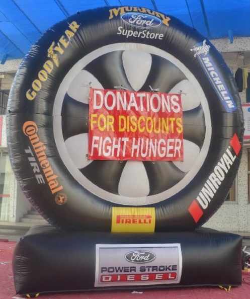 Black Custom Murrey Ford Superstore Inflatable