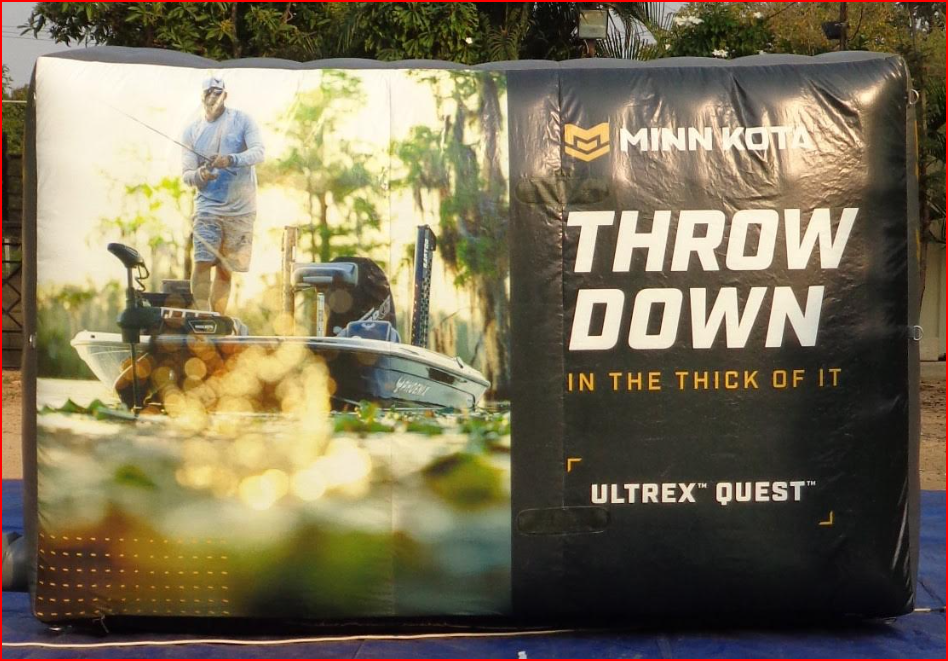 Custom Inflatable Billboard Display for Marine Trade Show