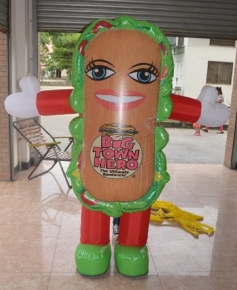 Green Red White Custom Bmg Town Hero Inflatable