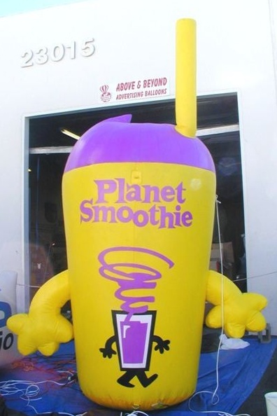 Yellow Purple Plnate Smoothei Custom Inflatable