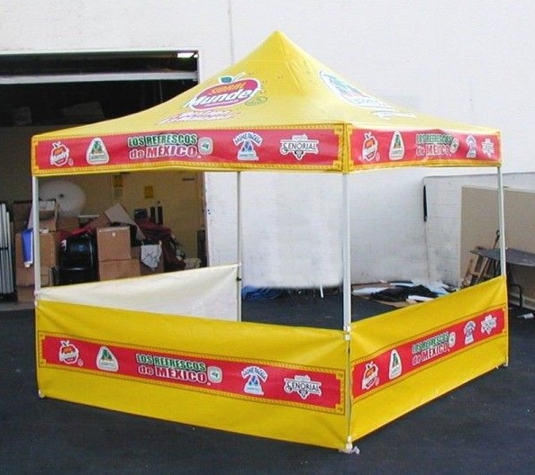 Yellow Custom Losreerescos De Mexico Tent