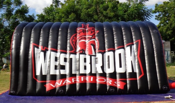Black White Football Westbrook Tunnel